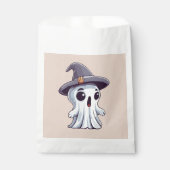Halloween: Geist mit Hut - Bedankzakje (Voorkant)
