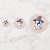 Halloween: Geist mit Hut -  Confetti (Voorkanten)