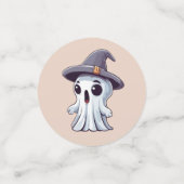 Halloween: Geist mit Hut -  Confetti (Kleine voorkant)