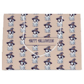 Halloween: Geist mit Hut -  Groot Cadeauzakje (Voorkant)