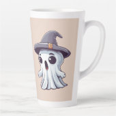 Halloween: Geist mit Hut - Latte Mok (Rechts)