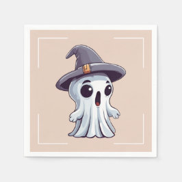 Halloween: Geist mit Hut -  Servet