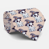 Halloween: Geist mit Hut -  Stropdas (Opgerold)