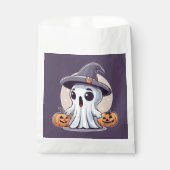 Halloween: Geist mit Kürbissen -  Bedankzakje (Voorkant)