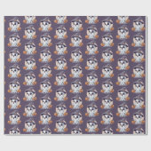 Halloween: Geist mit Kürbissen -  Cadeaupapier (Vlak)