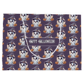 Halloween: Geist mit Kürbissen -  Groot Cadeauzakje (Achterkant)