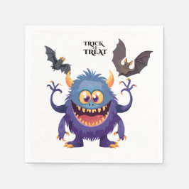 Halloween Gekke monster Servet