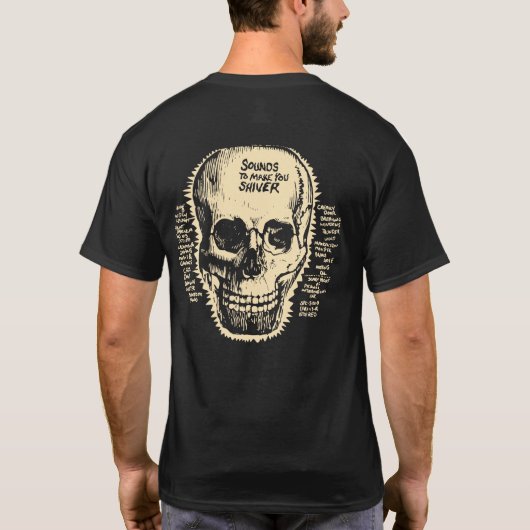 Halloween geluiden om je te laten rillen 2-zijdige t-shirt (Achterkant)