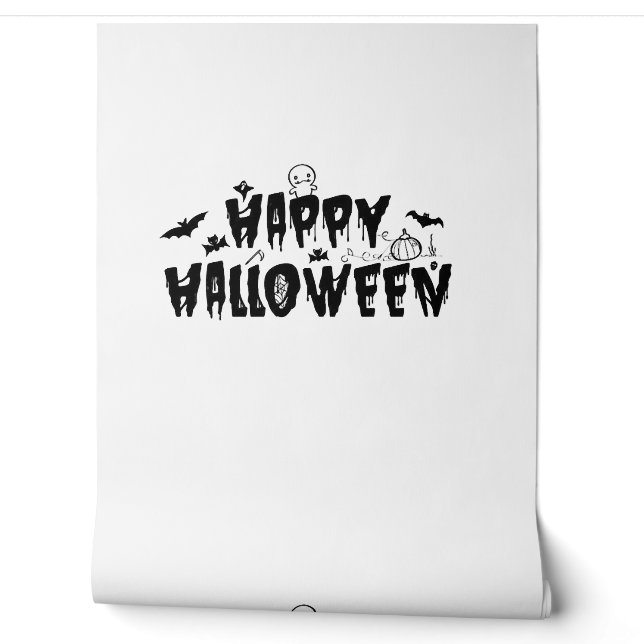 Halloween Gelukkig Behang (Afrollen)