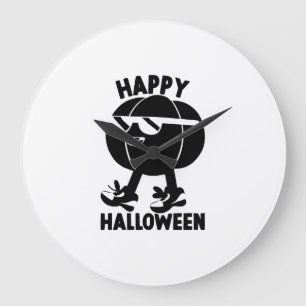 Halloween Gelukkig Halloween Pompoen Grote Klok
