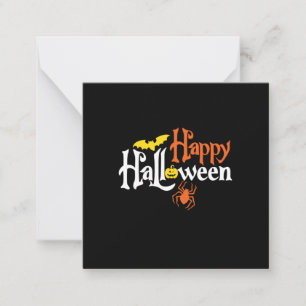 Halloween Gelukkige Halloween Verjaardag Notitiekaartje