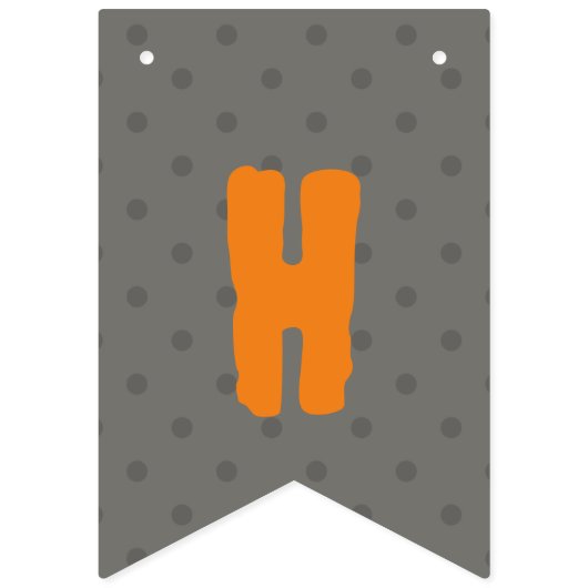 Halloween Gelukkige Verjaardag Vlaggetjes (Tweede vlag)