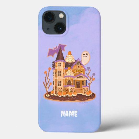 Halloween Gemberhuis Personaliseer Case-Mate iPhone Case (Achterkant)