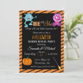 Halloween Gender Baby onthullen partijmonster Sina Kaart (Staand voorkant)