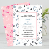 Halloween gender onthullen uitnodiging oktober pat