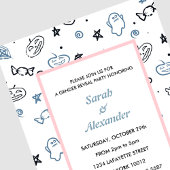 Halloween gender onthullen uitnodiging oktober pat