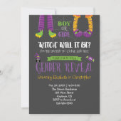 Halloween Gender onthulling Baby shower Kaart (Voorkant)