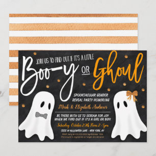 Halloween Gender onthulling Ghost Uitnodiging