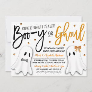 Halloween Gender onthulling Ghost Uitnodiging