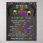 Halloween Gender onthulling Poster oude vrouwen (Voorkant)