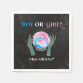 Halloween Gender Reopenbaarmakingsfeest Servet (Voorkant)