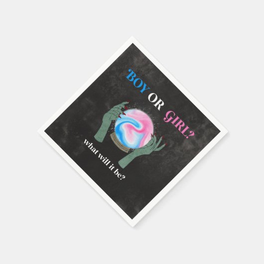 Halloween Gender Reopenbaarmakingsfeest Servet (Hoek)