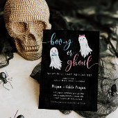Halloween Gender Reopenbaart Uitnodiging | Booy of