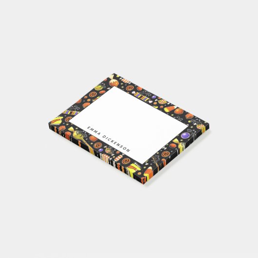 Halloween gepersonaliseerd post-it® notes (Schuin)
