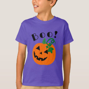 Halloween gepersonaliseerde Jack O Lantern Boo T-shirt