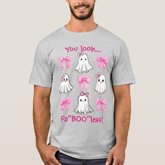 Halloween Gepersonaliseerde Leraar FaBOOless T-shirt (Voorkant)
