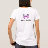 Halloween Gepersonaliseerde Leraar FaBOOless T-shirt (Achterkant)