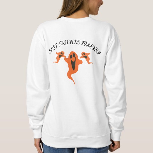 HALLOWEEN GEPERSONALISEERDE SWEATSHIRT BESTE VRIEN (Achterkant)