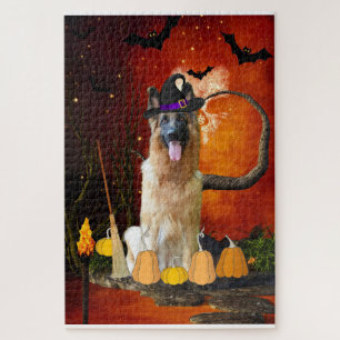 Halloween German Shepherd Dog Legpuzzel