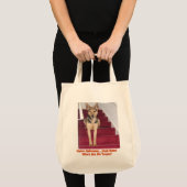 Halloween German Shepherd Dog Waar zijn mijn behan Tote Bag (Voorkant (product))