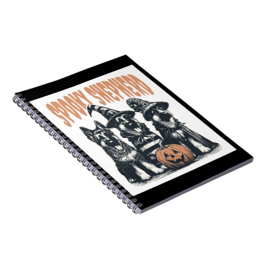 Halloween German Shepherd.jpg Notitieboek (Rechterzijde)