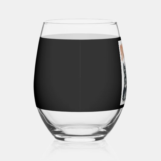 Halloween German Shepherd.jpg Wijnglas Zonder Voet (Rechts)