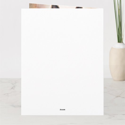 Halloween German Shepherd met pompoenen eng Kaart (Achterkant)