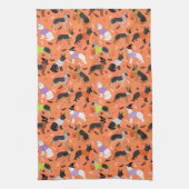 Halloween German Shepherd Theedoek (Verticaal)