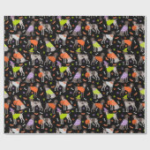 Halloween German Shorthaired Pointer Cadeaupapier (Vlak)