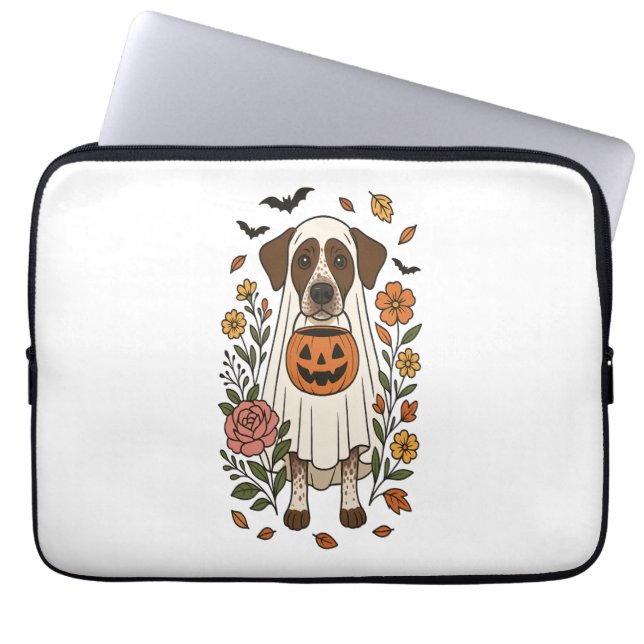 Halloween German Shorthaired Pointer Laptop Sleeve (Voorkant)