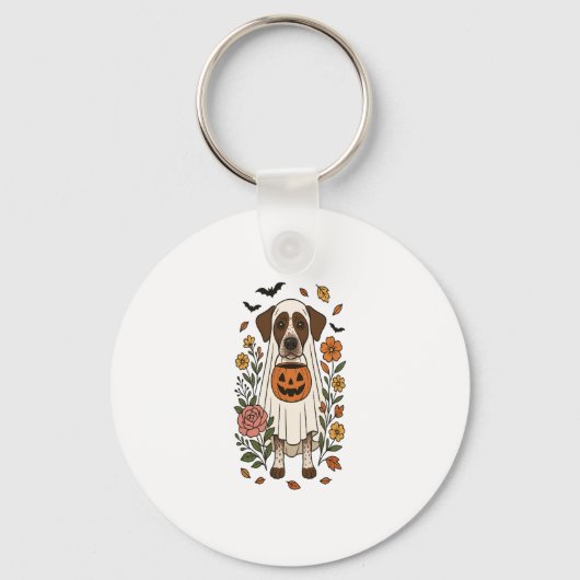 Halloween German Shorthaired Pointer Sleutelhanger (Voorkant)