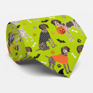 Halloween German Shorthaired Pointer Stropdas