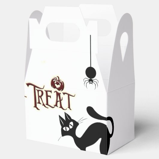 Halloween geschenkdoos bedankdoosjes (Geopend)