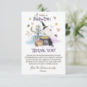 Halloween Geslacht Onthullen Baby is Brouwen Bedankkaart (Staand voorkant)