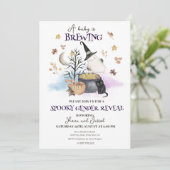 Halloween Geslacht Onthullen Baby is Brouwen Kaart (Staand voorkant)