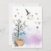 Halloween Geslacht Onthullen Baby is Brouwen Kaart (Achterkant)