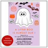 Halloween Geslacht onthullen uitnodiging Ghost Paa