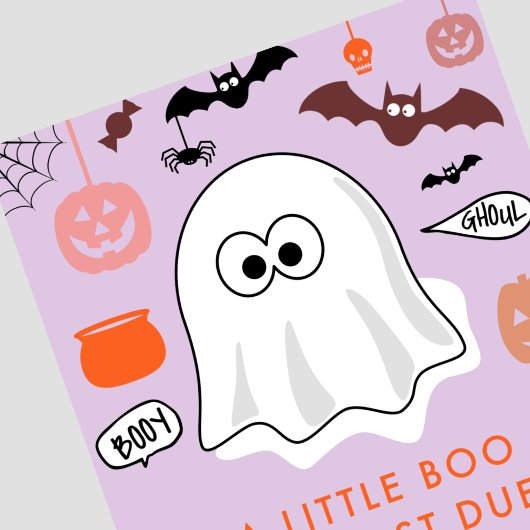 Halloween Geslacht onthullen uitnodiging Ghost Paa
