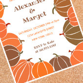 Halloween Geslacht onthullen uitnodigingen Herfst