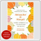 Halloween geslacht onthullen uitnodigingen Pompoen